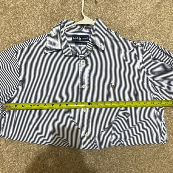 Ralph Lauren Yarmouth Pinpoint Oxford 15 1/2 X 34 Preppy - Picture 4 of 8